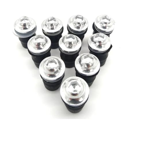 Boulons de pare-brise moto Suzuki Bandit 650 fixation bulle anti-vibration silver