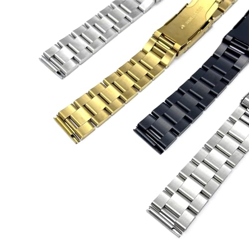 Bracelet montre acier inoxydable boucle pliante pour le bureau