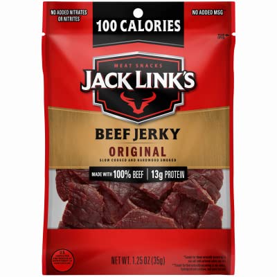 Jack Link's 10000008418 Beef Jerky, Original, 1.25-oz. - Quantity 10