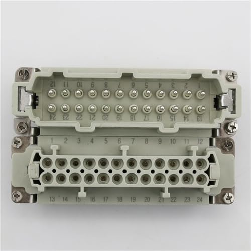 Conector de alta resistencia 24 pines masculino y femenino miniatura 3
