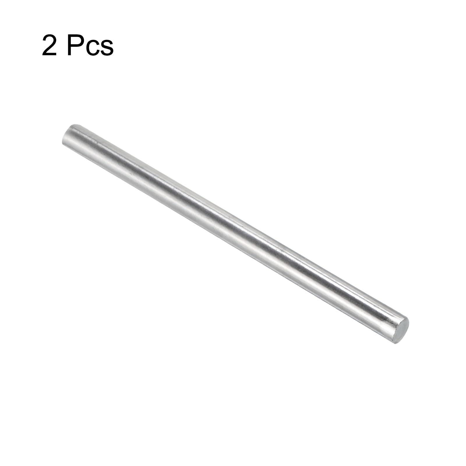 sourcing map 304 Barras Redondas Acero Inoxidable, Varillas Eje Sólido 16mm X 250mm, para Manualidades Casa Modelo Coche Helicóptero Avión, Paquete de 2