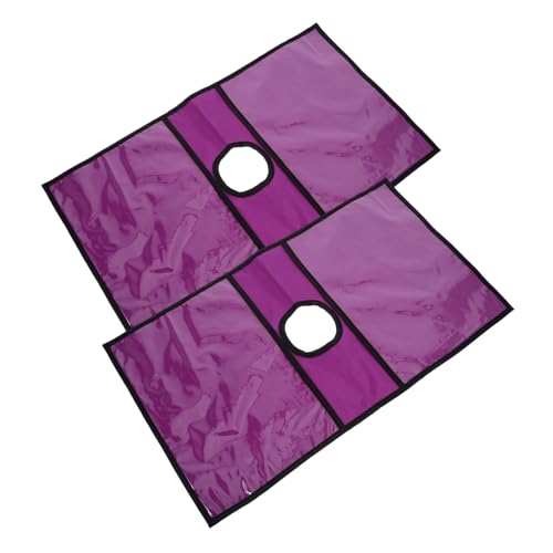 CHILDWEET 2pcs Traffic Cone Warning Sign Traffic Cone Covers with Pocket Sleeve for Traffic Cone Traffic Caution Cone Sleeves Warning Cone Cover Warning Cone Sleeve Violet Pvc