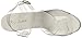 Pleaser Women's Lip-108SDT/C/M Platform Sandal,Clear/Clear,7 M US