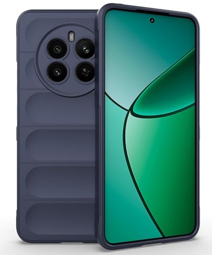 Image of Glasgow Liquid Silicone Back Case Cover Compatible with [ Realme P1 5G ] Back Case Cover |Premium Finish | Luxury | Soft Style | Camera Protection | Sapphire Blue