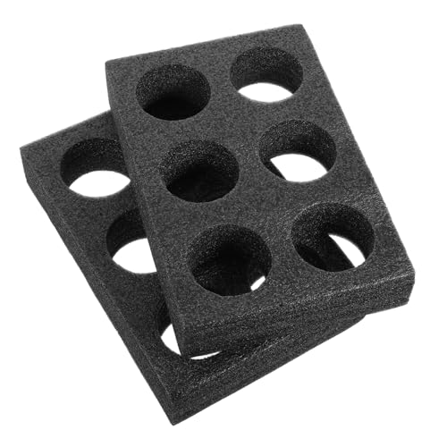 Alipis 2Pcs Foam Drink Carrier Tray for Cups Lightweight Milk Tea Holder with Shock Absorbing Design for Takeout and Outdoor Use Sponge Material Prevents Spills