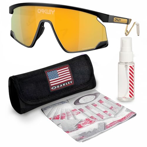 Oakley OO9237 BXTR Metal – Polarized/Non-Polarized - RECTANGLE Sunglasses with Official Eyewear Kit Bundle