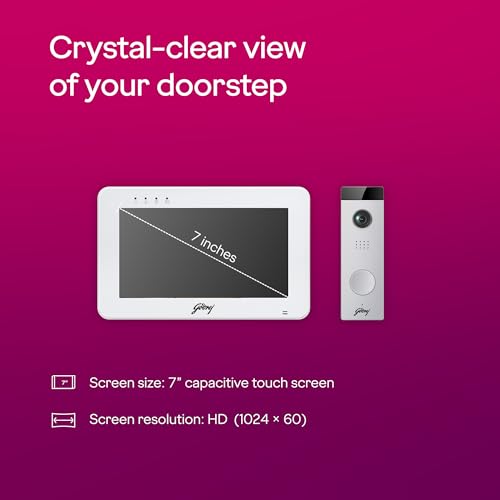 Godrej SeeThru NeX Touch Video Doorbell - Image 2 of 5