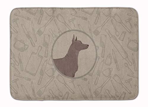 Paillasson en mousse à mémoire de forme multicolore Chien Xoloitzcuintle