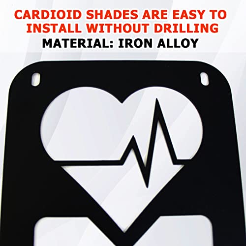 Sktyants Tail Light Covers Metal Guards Love Heart Compatible For 2007-2018 Jeep Wrangler Jk Jku Unlimited Tail Lights (1 Pair) #TOP3