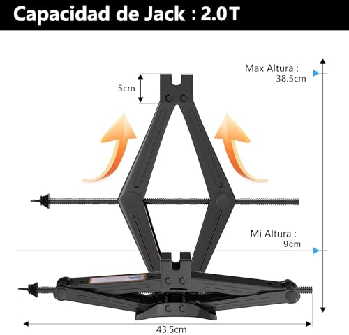 Gato hidráulico industrial para carro 8 Imagen adicional