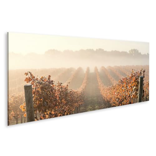 Toile vignoble d'automne rêveur grand panorama islandburner pour salon élégant