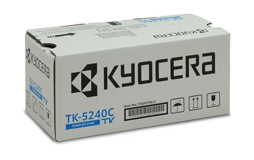 Kyocera TK-5240C Toner Cyan, Originalkartusche 1T02R7CNL0. Toner Drucker kompatibel für ECOSYS M5526cdn, ECOSYS M5526cdw, ECOSYS P5026cdn, ECOSYS P5026cdw.