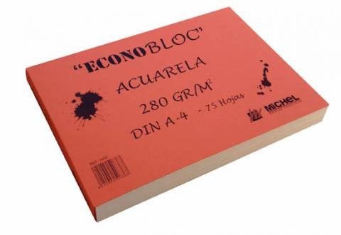 ECONOBLOC DE ACUARELA A-3 280g 75 hojas