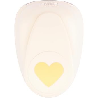 Vaessen Creative Craft Paper Punch Heart Motive Puncher Multi-Colour