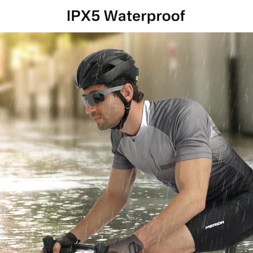 Image of Sports Smart Glasses,Cycling Bluetooth Sunglasses for Men &Women,Open Ear Sound with Mic &Speakers,Touch &Voice Assistant,UV Protection,Polarized lens,Wireless Headphone Sunglasses for Running Fishing