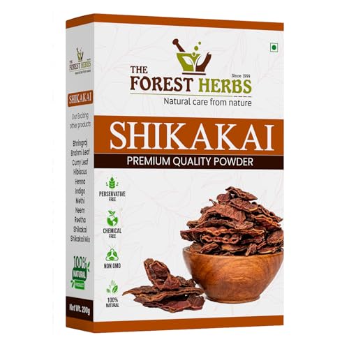 The Forest Herbs Natural Care From Nature Shikakai Powder, Acacia Concinna Excellent Hair Conditioner Powder For Hair 200g
