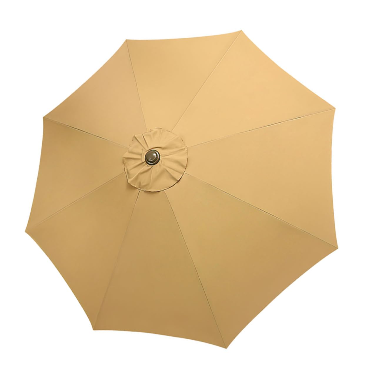 KICHOUSE Patio Umbrella Canopy Replacement Durable Sunshade Canopy for Outdoor Umbrellas for Gardens Yards and Patios