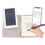 Smart Pen & Notebook Set, Real Time Synchronization Digitization, Smart Pen, for Learning Office Note Drawing, Compatible with Phone Pad (Blue)