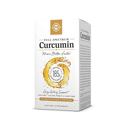 Solgar Vollspektrum-Curcumin, 90 Flüssigextrakt-Weichkapseln, 150 g