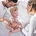 Milidool Lifelike Reborn Baby Dolls-20 Inch Realistic Newborn Baby Dolls, Soft Poseable Cloth Body Real Life Baby Dolls Silicone with Accessories Toy for for 3+ Year Old Girls Gifts, Pretend Play