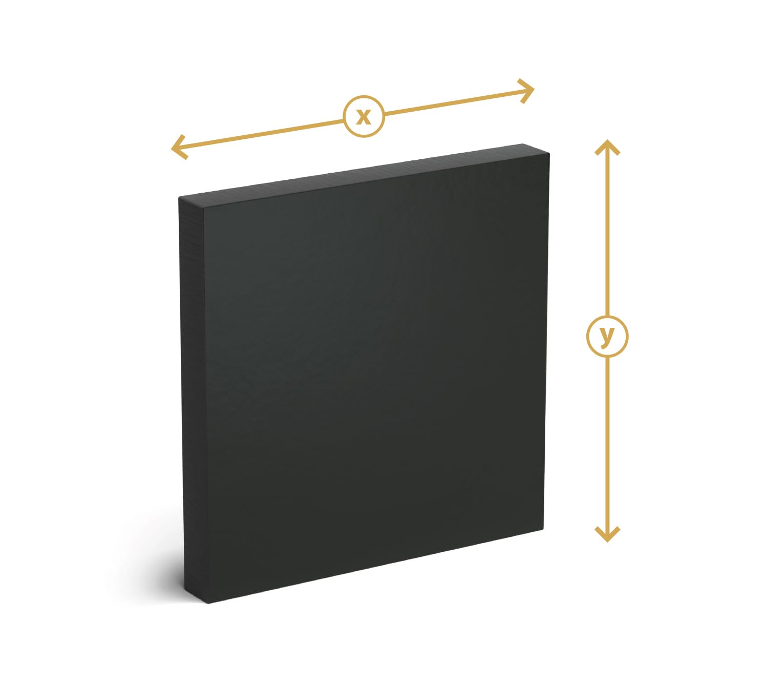 Platten HPL 95x45 cm - 10 mm dick (Schwarz), langlebig,Solide, feuchtigkeitsbeständig, Vollkernplatten, Badezimmerarbeitsplatte, Arbeitsplatte
