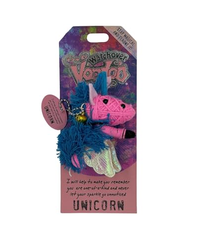 Watchover Voodoo 3-Inch Unicorn Keychain - Handcrafted Gift to Bring Good Luck and Positivity Everywhere You Go