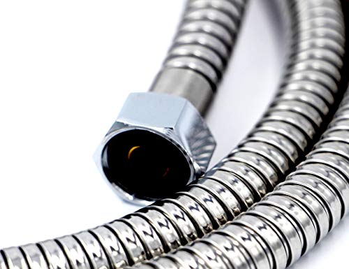 Shower Hose Extendable 1.70 to 2.2 m, Chrome - Image 3