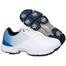 Mens Golf Shoes Professional Waterproof Spikes Plus Size Comfortable Golf Shoes Mens Lightweight Outdoor Non-Slip Walking Shoes