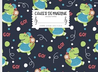 Cahier De Usique Pour Enfant 4 Grosses Portees : A Préciser