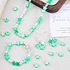 OIIKI 200 PCS Acrylic Star Shape Beads, Star Shape Charming Bead, Acrylic 11mm Beads for DIY Jewelry Craft Making Necklace Bracelet Supplies - Green #3