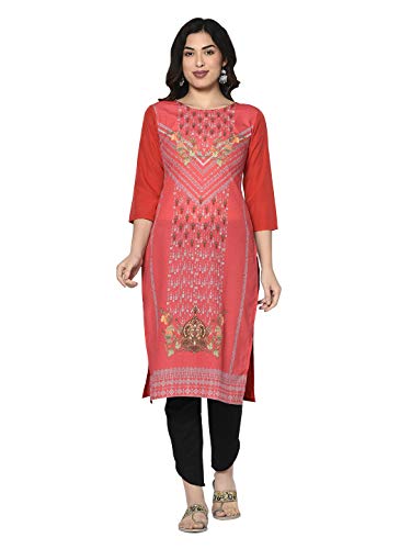 Image of Avah Women's Crepe Regular Kurta