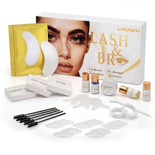 Lash Lift Kit & Eyebrow Lamination Kit, 2 in 1 Professional Eyelash Curling Lash Extension and Eyebrow Lift Kit - Lash Lift and Tint Kit,