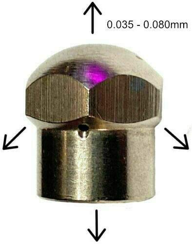 Vhbw 2x Ugello Sturatubi Per Idropulitrice - Filettatura Da 1/8 - Foto 3