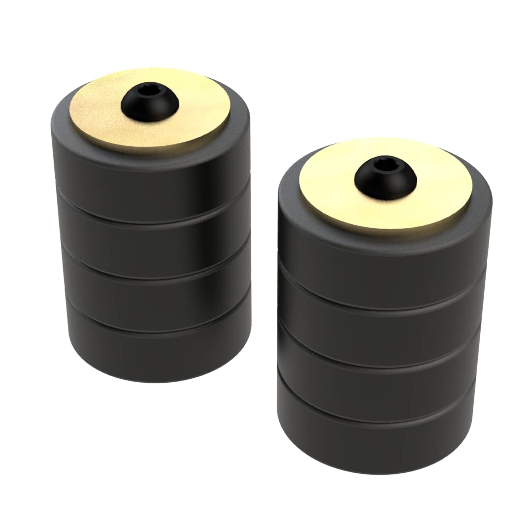 Sponsored Ad - Universal Adjustable Bump-Stop System (1”-4”) By Metalcloak, Maximize Your Suspension Travel, Adjustable to Eliminate Interference from Tire/Body, and Gold Zinc Finished Bump Plate