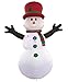 Dreamone 8.5 Foot Christmas Inflatable Snowman with Flashing Lights for Christmas Decorations Indoor Outdoor Yard Garden Party Decorations