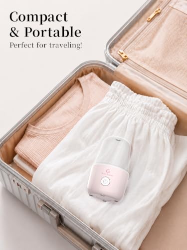 Image of ROSA RUGOSA Menstrual Cup Sterilizer Fits Menstrual Cups and Disc, See-Through Design, Includes Measuring Cup, Auto Shut Off, for Home, Dorm and Travel