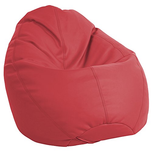 ECR4Kids Dew Drop Bean Bag Chair, Red