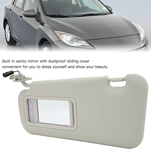 Pare-Soleil Gauche Cassé Solution Rechange ABS avec Miroir pour 3 Hatchback 10-13 - 5
