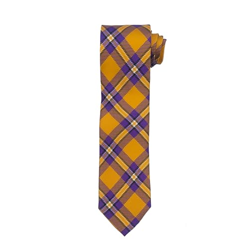 Timeless Tartans Alcorn State Braves Silk Necktie, Men’s Classic Woven Silk Neck Tie, Officially Licensed Collegiate Gift & Clothing Accessories
