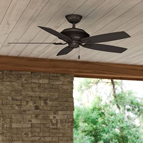 Hunter Fan Company, 53347, 52 inch Rainsford Premier Bronze Indoor/Outdoor Ceiling Fan and Pull Chain - Image 3