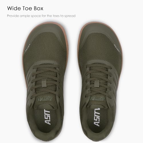 ASITVO Wide Men's Barefoot Zero Drop Sole Minimalist Width Toe Box Walking Shoes Sneakers TPU Toe No-Sew Upper3