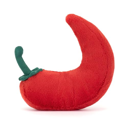 Jellycat Amuseables Chilli Pepper Stuffed Toy, 6.5 inches - Vegetable Plush - Fun Gift Idea - Image 4