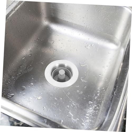 Colador para fregadero de cocina de acero inoxidable y ABS miniatura 4