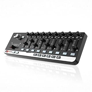 WKLIANGYUANPING Clavier de Piano 9 Midi Keyboard Portable Mini USB 9 Professionnel de contrôle de lignée Mince Midi… - Les Beatles, Paul McCartney, John Lennon, RIngo Starr, George Harrison WKLIANGYUANPING Clavier de Piano 9 Midi Keyboard Portable Mini USB 9 Professionnel de contrôle de lignée Mince Midi… – Image 7