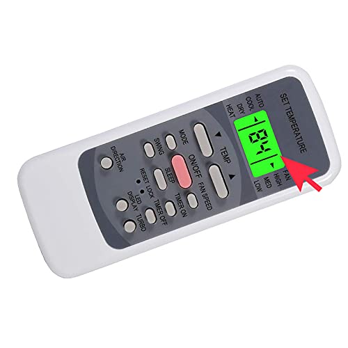 YAOHUIMI Replacement Remote Control Fit Whynter ARC-08WB ARC-10WB ARC-148MS A/C Air Conditioner