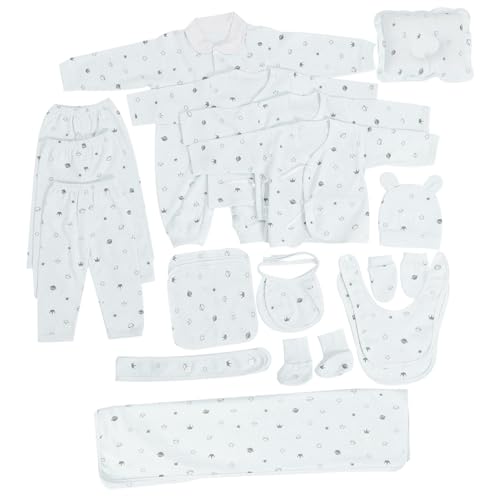 LIFKOME Boy Girl Outfit Set Boys Girls Newborn Clothing Cotton Jumpsuit Bib Clothing for Spring