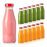 Vue claire sur le contenu : le verre transparent permet un contrôle instantané du niveau, de la couleur et de la clarté. Ceci est particulièrement pratique pour les produits faits à la main, la présentation sur l'étagère de vente ou l'emballage de compositions cadeaux individuelles. La bouteille a un aspect moderne, propre et de haute qualité - Idéale pour une première impression.