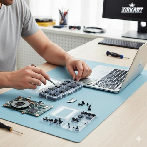 Image of XIKKART 500 Pcs Laptop Notebook Computer Replacement Screws Kit | Compatible with Lenovo, Toshiba, Gateway, Samsung, HP, IBM, Dell, Sony, Acer, Asus | SSD, Hard Disk, (1 Box (500 Pcs))
