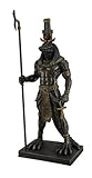 Veronese Design Sobek Ancient Egyptian Crocodile God of The Nile Bronzed Finish Statue