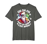 Avant Les Cadeaux C'est Apéro Noël Homme Père Noel Bière T-Shirt